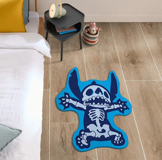 ALFOMBRA DISNEY STITCH HUESOS