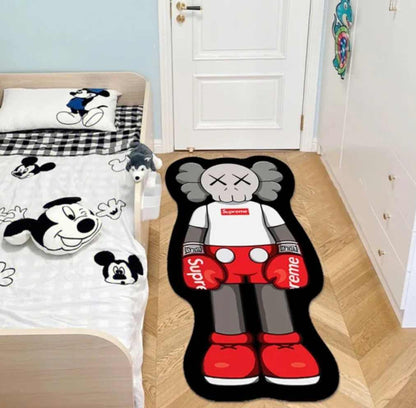 ALFOMBRA KAWS SUPREME ROJO 50X110 CM