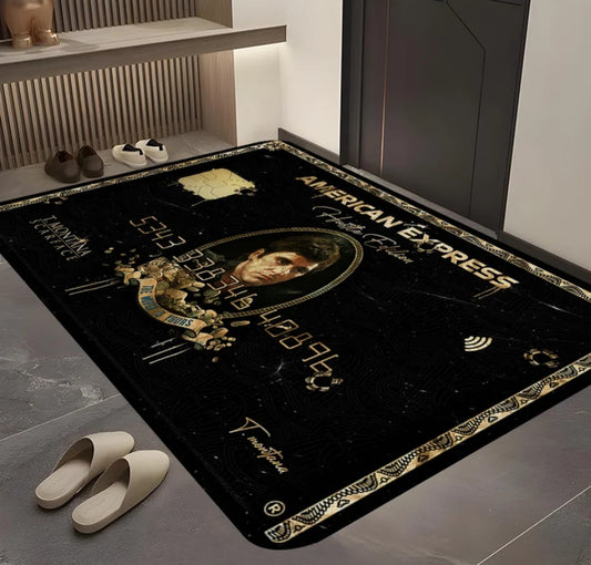 ALFOMBRA SCARFACE  AMERICAN BLACK 60X90 CM